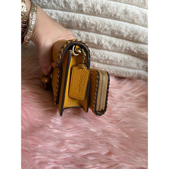 NWT Coach Tabby with Matching Wallet in Buttercup Yellow Whipstitch - Picture 4 of 13